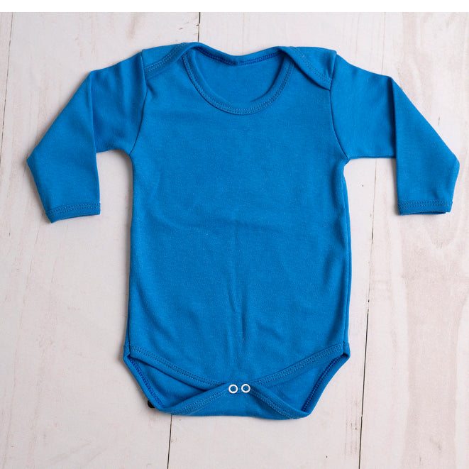 Body Bebê Manga Longa 1/ 2/ 3 Anos Suedine 100% Algodão