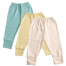KIT 3 Peças Calça/Mijão RN/P/M/G Culote Suedine Pé Reversível 100% Algodão