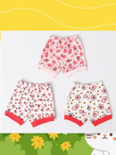 Kit 3 Short Tapa Fralda RN/P/M/G Suedine 100% Algodão Estampas Variadas