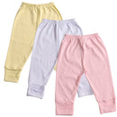 KIT 3 Peças Calça/Mijão RN/P/M/G Culote Suedine Pé Reversível 100% Algodão