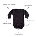 Body Bebê Manga Longa RN/P/M/G Suedine 100% Algodão