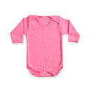 Body Bebê Manga Longa RN/P/M/G Suedine 100% Algodão