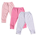 KIT 3 Peças Calça/Mijão RN/P/M/G Culote Suedine Pé Reversível 100% Algodão