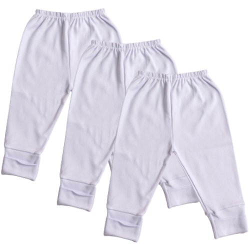 KIT 3 Peças Calça/Mijão RN/P/M/G Culote Suedine Pé Reversível 100% Algodão