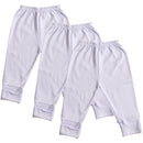 KIT 3 Peças Calça/Mijão RN/P/M/G Culote Suedine Pé Reversível 100% Algodão