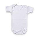 Body Bebê Manga Curta RN/P/M/G Suedine 100% Algodão
