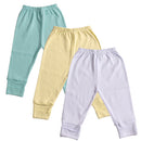 KIT 3 Peças Calça/Mijão RN/P/M/G Culote Suedine Pé Reversível 100% Algodão
