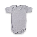 Body Bebê Manga Curta RN/P/M/G Suedine 100% Algodão