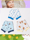 Kit 3 Short Tapa Fralda RN/P/M/G Suedine 100% Algodão Estampas Variadas