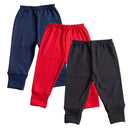 KIT 3 Peças Calça/Mijão RN/P/M/G Culote Suedine Pé Reversível 100% Algodão
