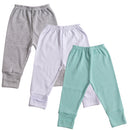 KIT 3 Peças Calça/Mijão RN/P/M/G Culote Suedine Pé Reversível 100% Algodão