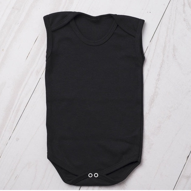 Body Bebê Regata RN/P/M/G Anos Suedine 100% Algodão