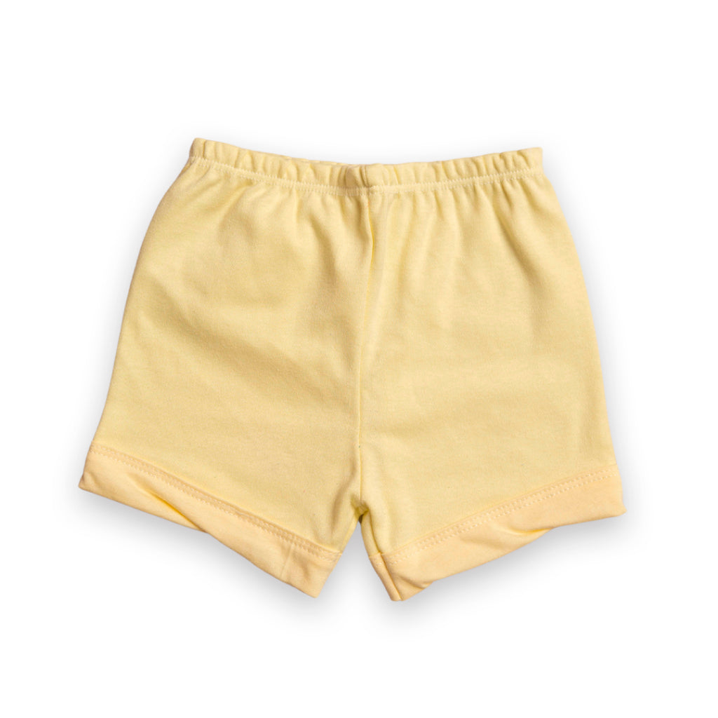 Short Tapa Fralda Suedine RN a 3 Anos 100% Algodão